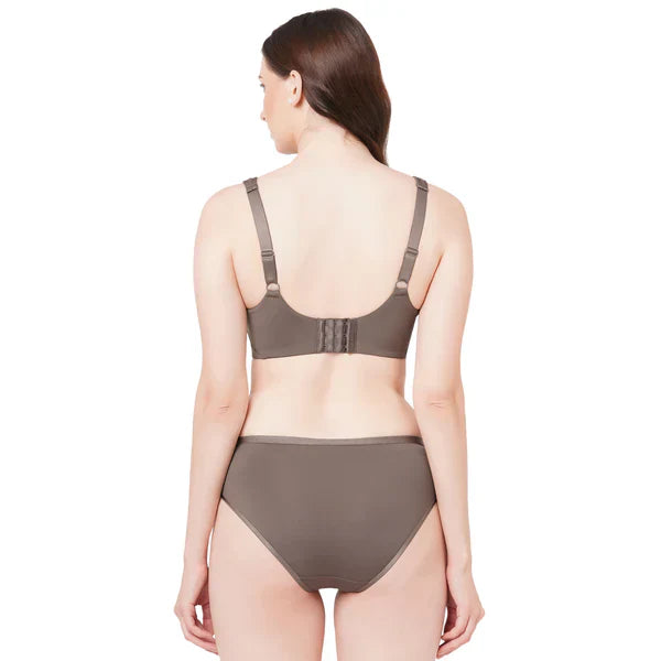 FULL COVERAGE MINIMISER BRA WITH HIGH WAIST BRIEF ( PACK OF 3 )