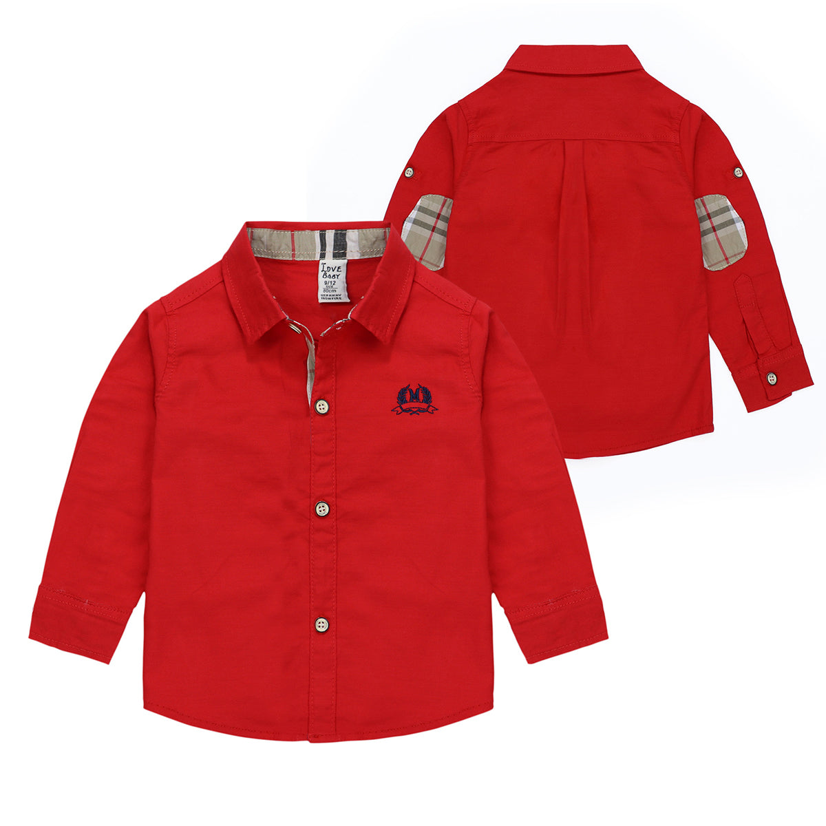 Long Sleeve Button up Dress Shirts for Boys ( Pack of 5 )