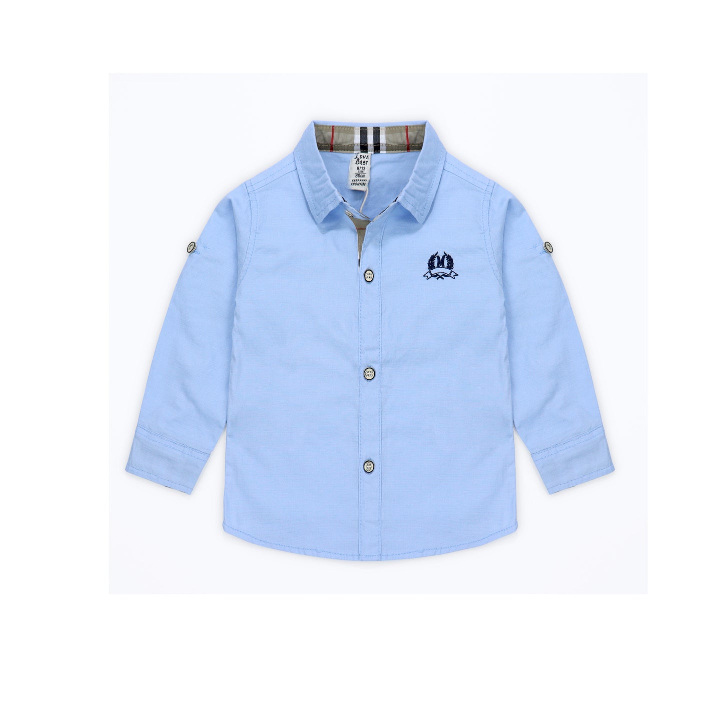 Long Sleeve Button up Dress Shirts for Boys ( Pack of 5 )
