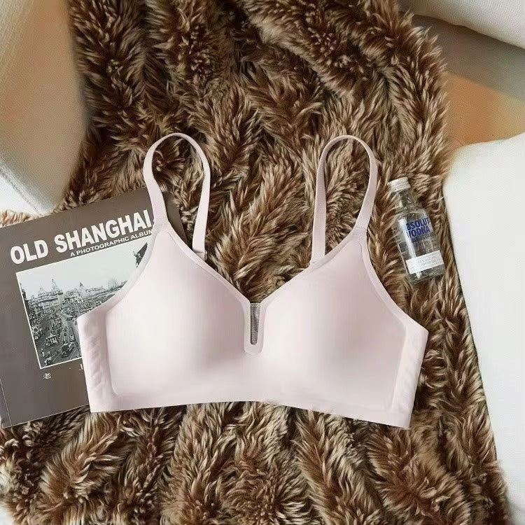 Soft Support Seamless Thin Deep v-neck No Wire Bra ( Pack of 6 )