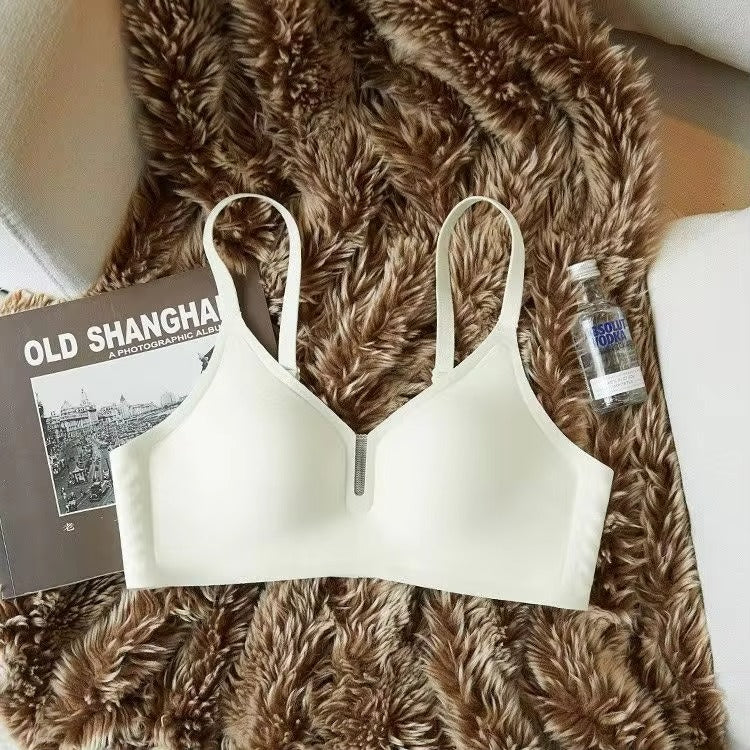 Soft Support Seamless Thin Deep v-neck No Wire Bra ( Pack of 6 )