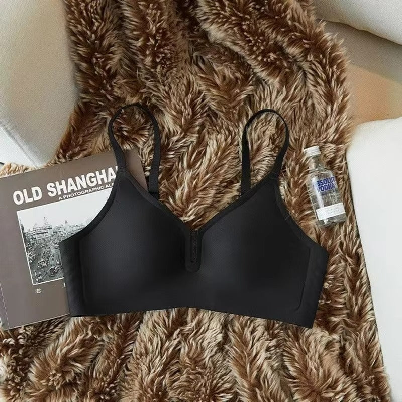 Soft Support Seamless Thin Deep v-neck No Wire Bra ( Pack of 6 )