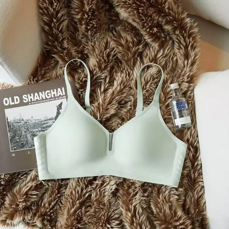 Soft Support Seamless Thin Deep v-neck No Wire Bra ( Pack of 6 )