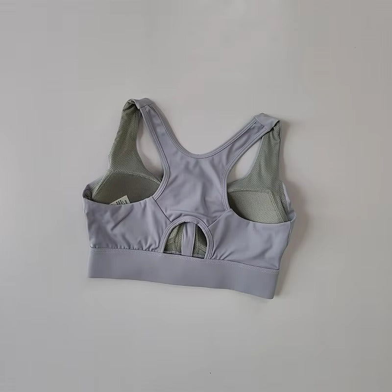 High Strength Professional Shockproof Gathered Fitness Bra ( Pack of 4 )