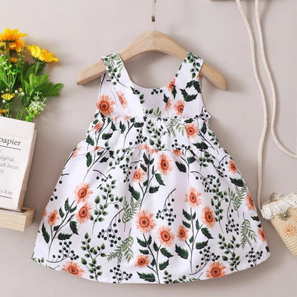 Baby Floral & Heart's Dress (Combo Pack Of 2) For Girl's.