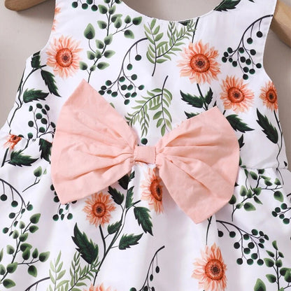 Baby Floral & Heart's Dress (Combo Pack Of 2) For Girl's.