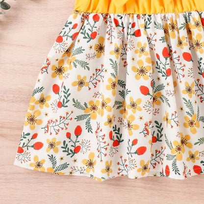 Baby Girl's Floral & Rainbow & Princess Dresses_Frocks (Combo Pack 3) for Kids.