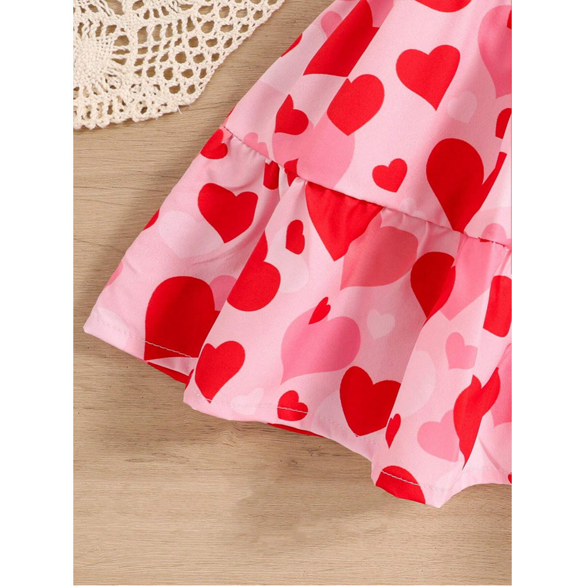 Baby Floral & Heart's Dress (Combo Pack Of 2) For Girl's.