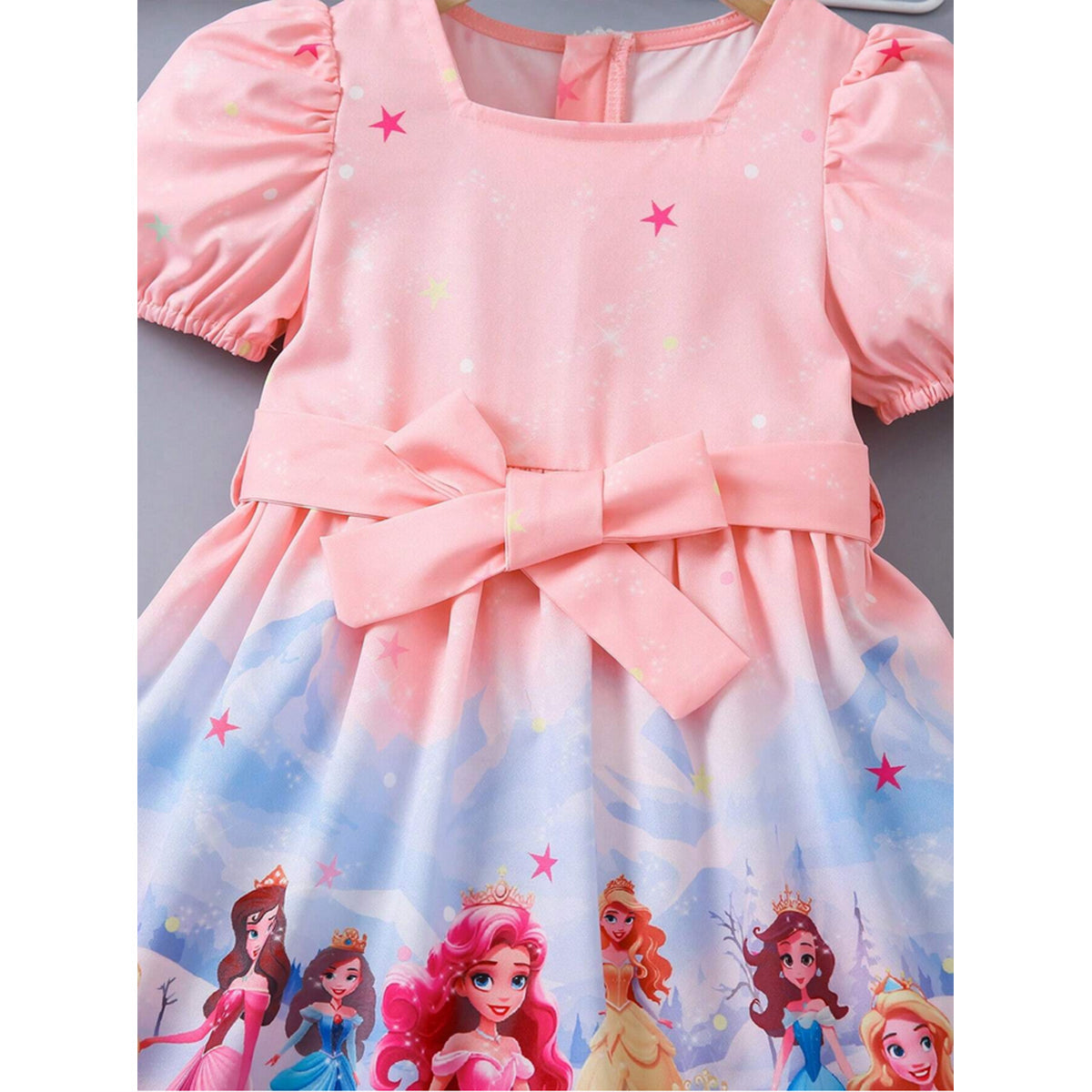 Baby Girl's Barbie Princess & Micky Mouse Dress (Combo Pack Of 2) For Girl's.
