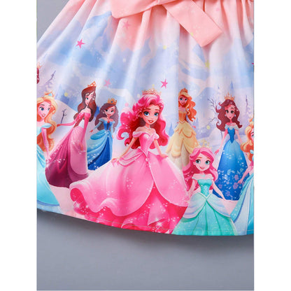 Baby Girl's Barbie Princess & Micky Mouse Dress (Combo Pack Of 2) For Girl's.