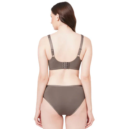 FULL COVERAGE MINIMISER BRA WITH HIGH WAIST BRIEF ( PACK OF 3 )