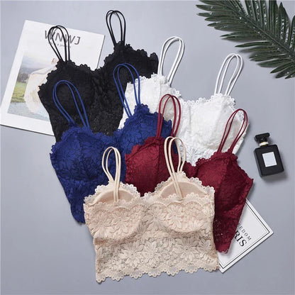 Women Lace Floral Bra (Pack of 5)