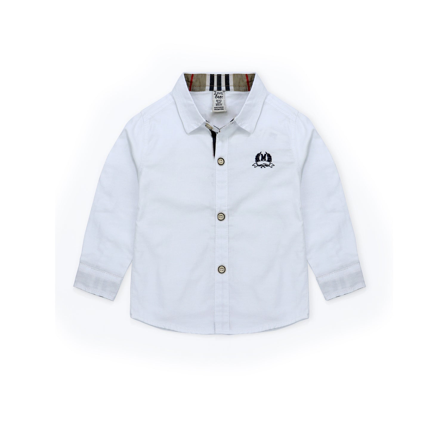 Long Sleeve Button up Dress Shirts for Boys ( Pack of 5 )