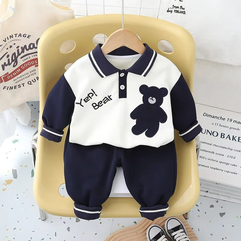 Infant Fashion Casual Costume Toddler Tracksuits ( Pack of 2 )