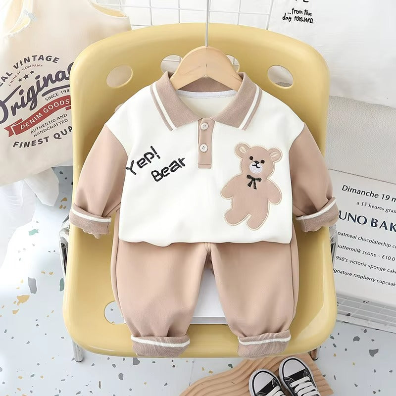 Infant Fashion Casual Costume Toddler Tracksuits ( Pack of 2 )