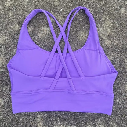 Solid Color Fitness Women Sport Bra ( Pack of 7 )