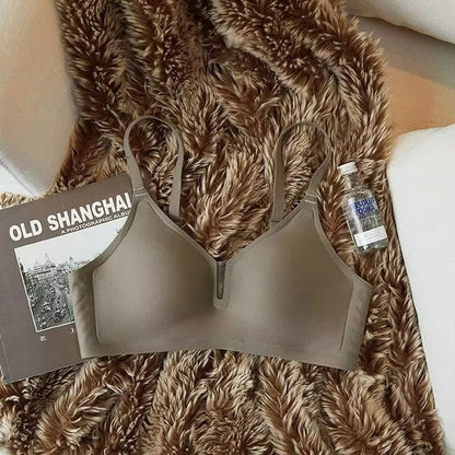 Soft Support Seamless Thin Deep v-neck No Wire Bra ( Pack of 6 )