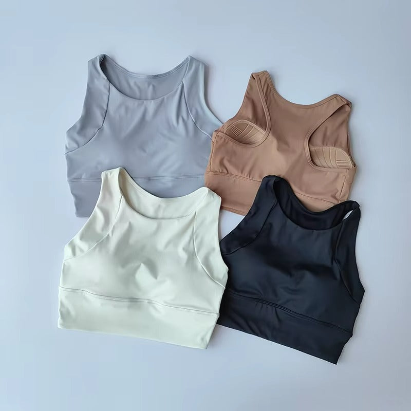 All-in-one Shock-proof Compact Sports Fitness Bra ( Set of 4 )