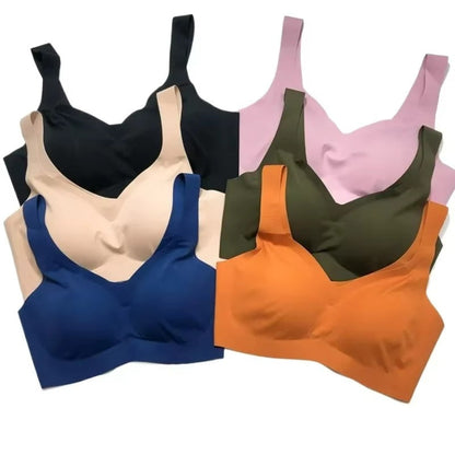 Ice Silk No Steel Ring Sports Bra ( Pack of 6 )