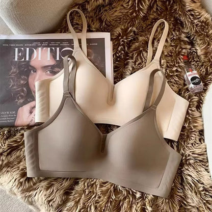 Soft Support Seamless Thin Deep v-neck No Wire Bra ( Pack of 6 )